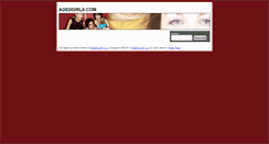 Desktop Screenshot of agedgirls.com