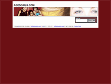 Tablet Screenshot of agedgirls.com